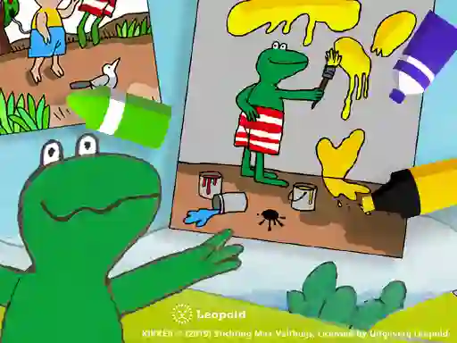 Spel Coloring Kikker på nätet