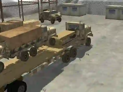 Spel Transport Army vehicle truck driving på nätet