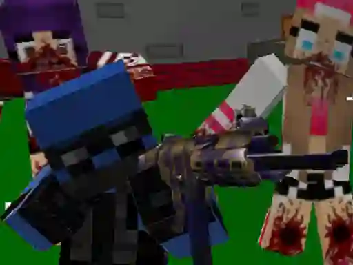 Spel Blocky Combat Special Forces: Zombie Apocalypse på nätet