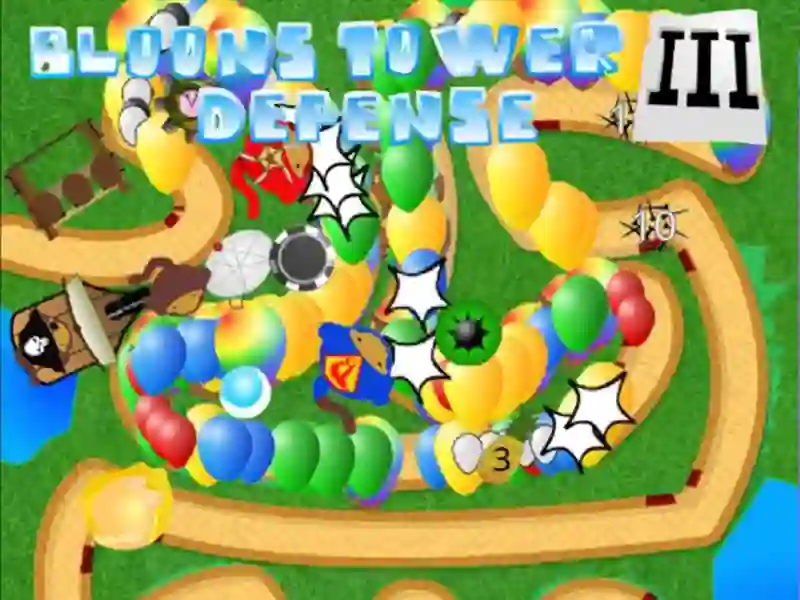 Spel Bloons Tower Defense 3 på nätet
