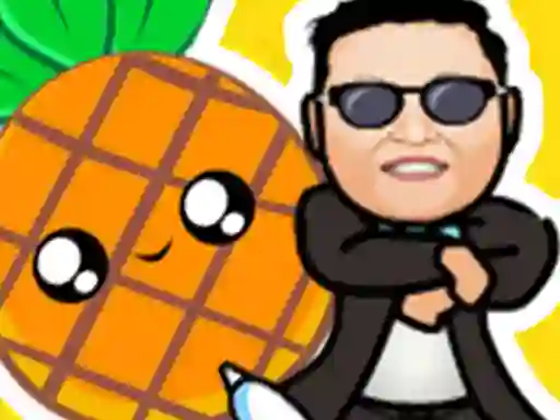 Spel Pineapple and pen vs gangnam style på nätet
