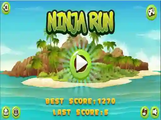 Spel Ninja Run på nätet