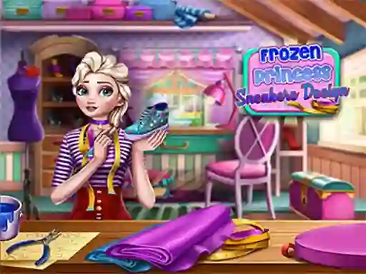 Spel Frozen Princess Sneakers Design på nätet
