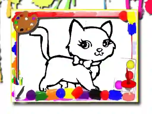 Spel Sweet Cats Coloring på nätet