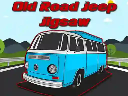 Spel Old Road Jeep Jigsaw på nätet