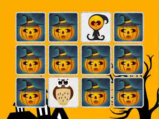 Spel Kids Memory Game Halloween på nätet
