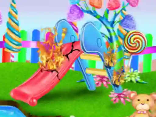 Spel Candy Garden Cleaning på nätet