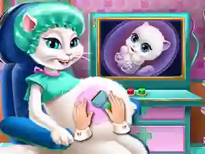 Spel Kitty Pregnant Check-up på nätet