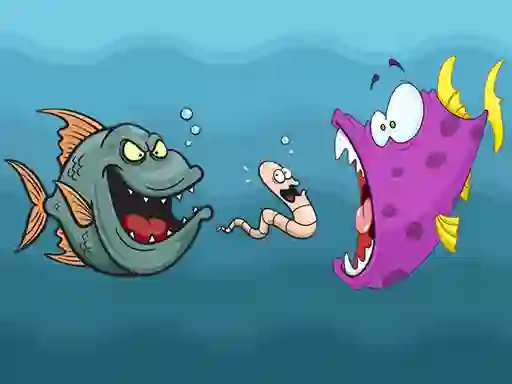 Spel Angry Fish Coloring på nätet