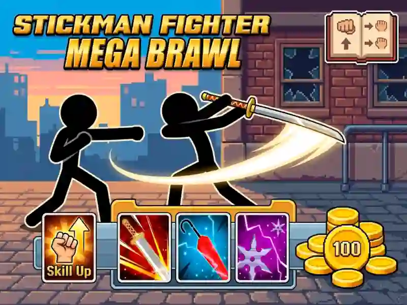 Spel Stickman Fighter Mega Brawl på nätet