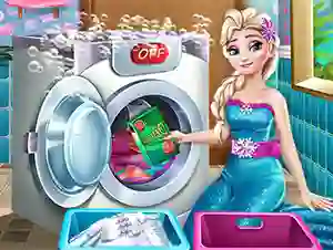 Spel Ice Queen Laundry Day på nätet