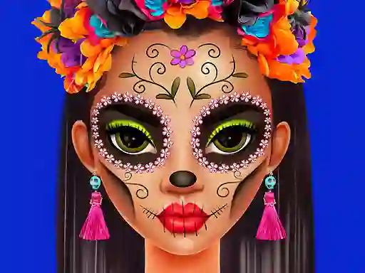 Spel Halloween Makeup Trends på nätet
