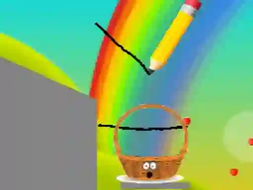 Spel Falling Apples Drawing på nätet