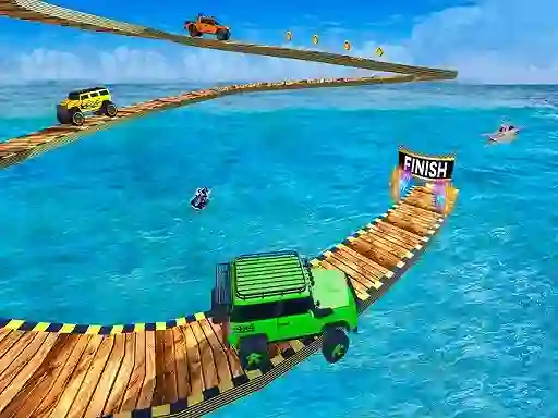 Spel Impossible Tracks Jeep Stunts Driving på nätet