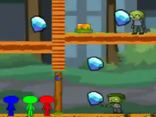 Spel StickMan Bros Vs Zombies på nätet