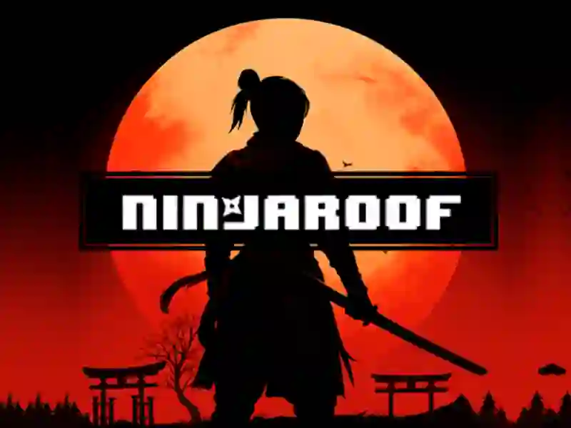 Spel Ninja Roof på nätet