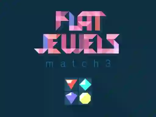 Spel Flat jewels match 3 på nätet