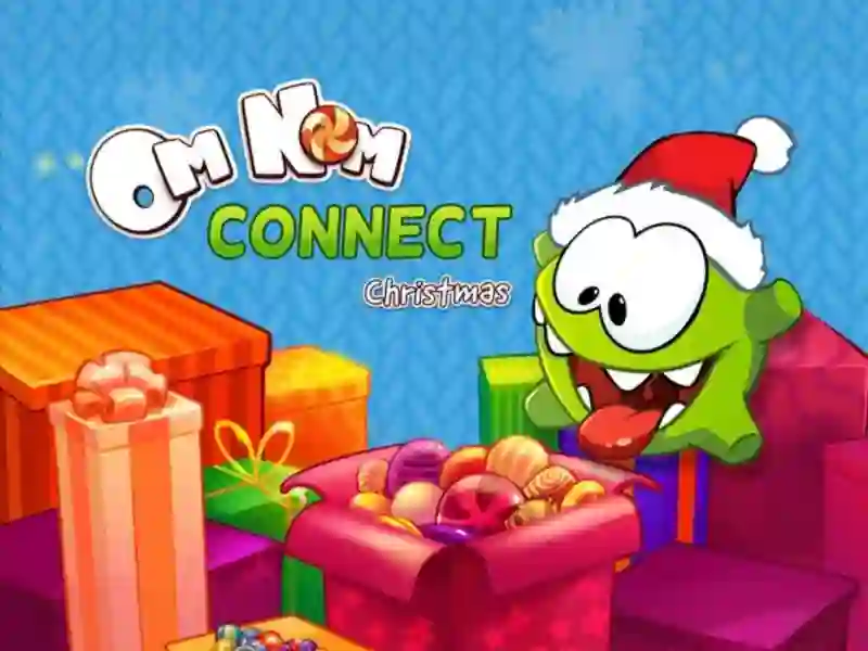 Spel Om Nom Connect Christmas på nätet