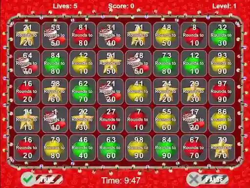 Spel Christmas Number Crunch Rounding på nätet