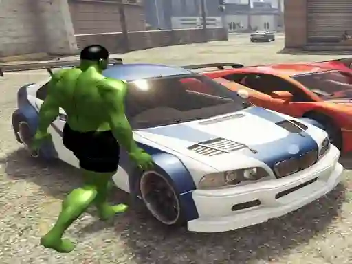 Spel Chained Car vs Hulk på nätet