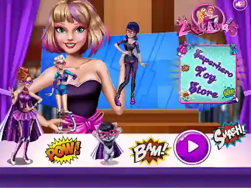 Spel Superhero Toy Shop på nätet