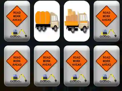 Spel Work Trucks Memory på nätet
