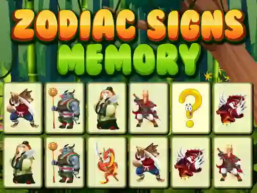 Spel Zodiac Signs Memory på nätet