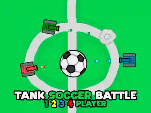 Spel Tank Soccer Battle 1 2 3 4 Player på nätet