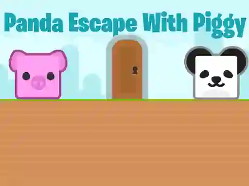 Spel Panda Escape With Piggy på nätet