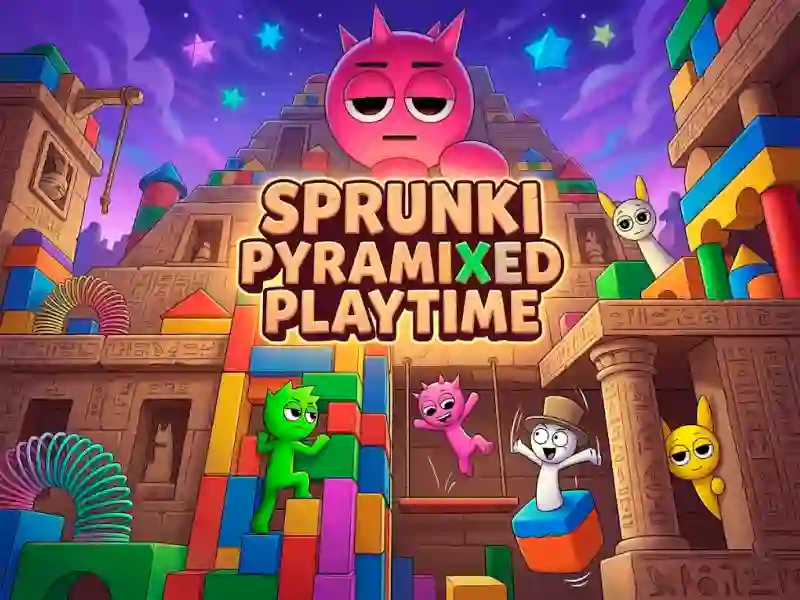 Spel Sprunki Pyramixed Playtime på nätet