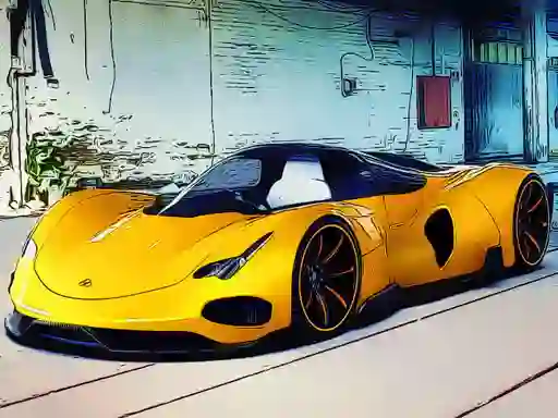Spel Futuristic Car Models på nätet