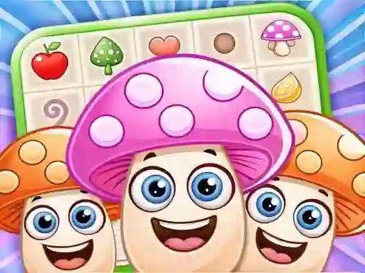 Spel Mushroom Fever Match 3 på nätet