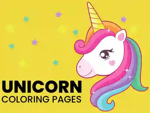 Spel Unicorn Coloring Pages på nätet