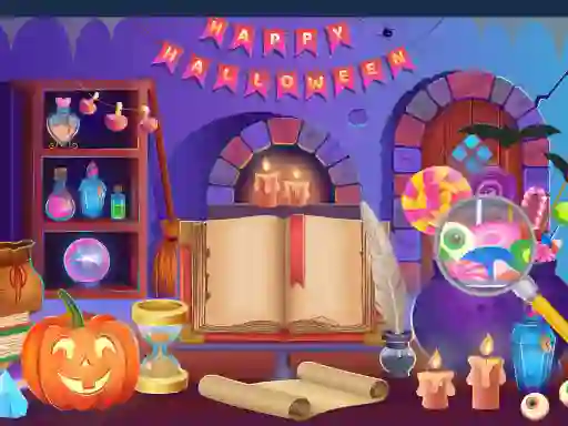 Spel Halloween Hidden Objects på nätet