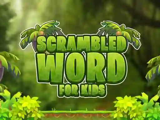 Spel Scrambled Word For Kids på nätet