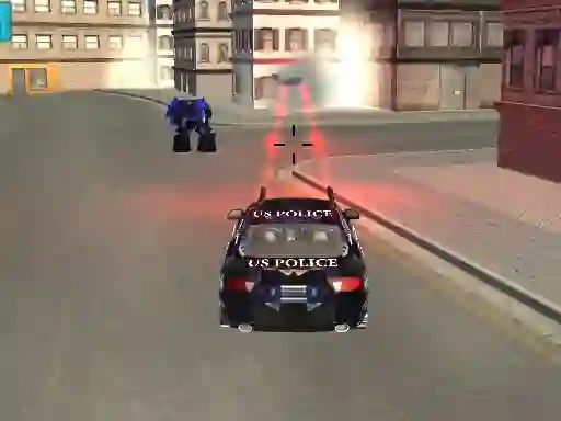 Spel US Police Robot Transform: Robot  fighting games på nätet
