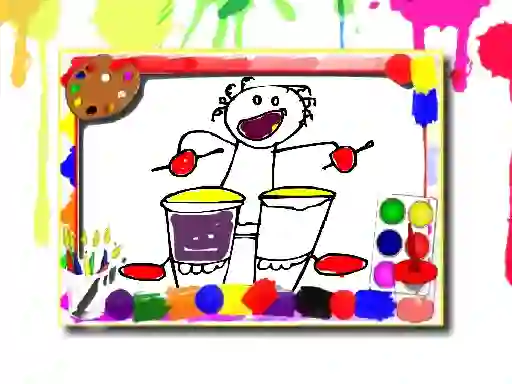 Spel Music Coloring Book på nätet