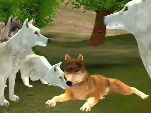 Spel Wild Wolves Hunger Attack på nätet