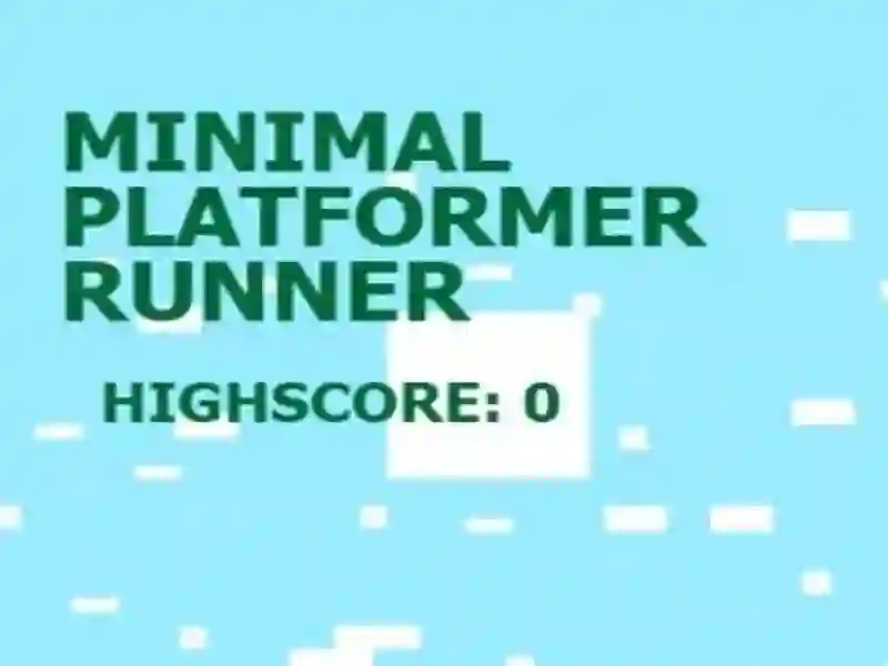 Spel Minimal Platformer Runner på nätet
