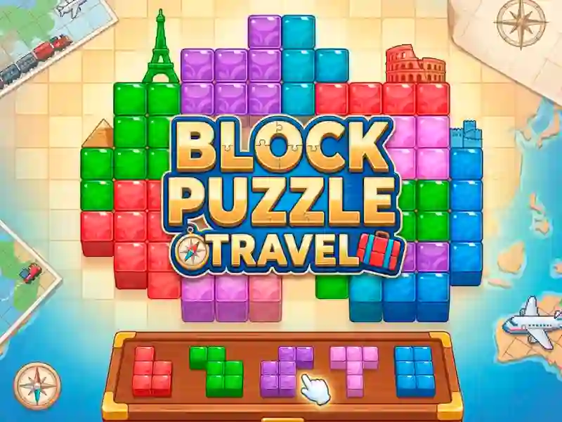 Spel Block Puzzle Travel på nätet