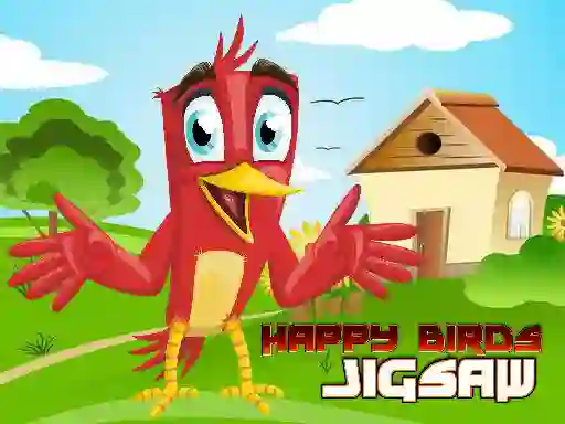Spel Happy Birds Jigsaw på nätet
