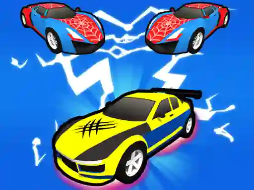 Spel Superhero Car Merge Master på nätet