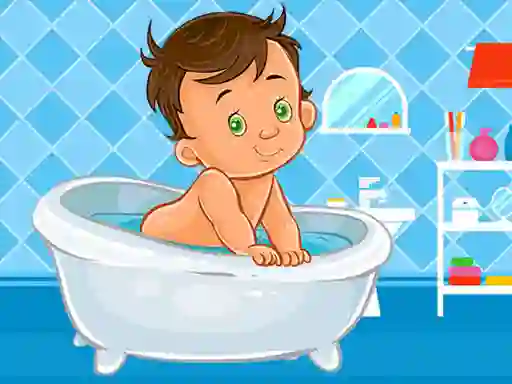 Spel Baby Bath Jigsaw på nätet
