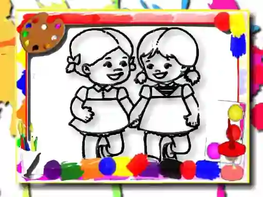 Spel Kids Coloring Time på nätet