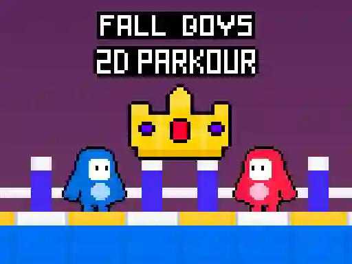 Spel Fall Boys 2D Parkour på nätet