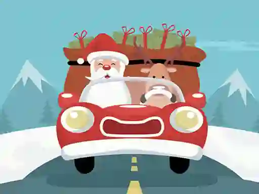 Spel Santa Giving Presents Jigsaw på nätet