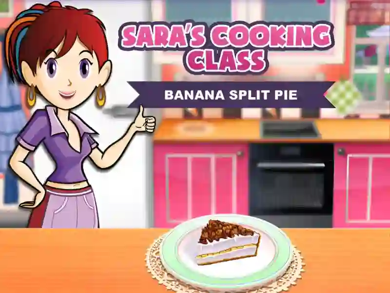 Spel Banana Split Pie: Sara`s Cooking Class på nätet
