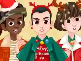 Spel Stranger things Christmas party på nätet
