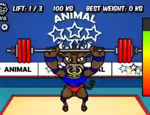Spel Animal Olympics Weight Lifting på nätet
