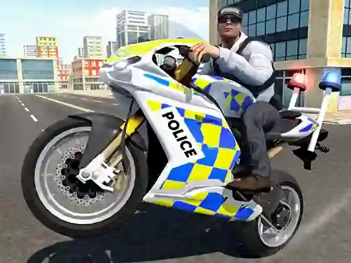 Spel Police Chase Motorbike Driver på nätet
